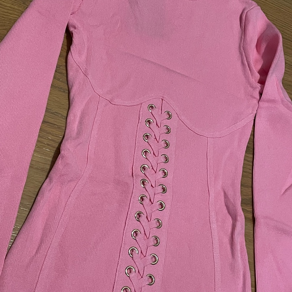 Pretty in Pink Sweater Dress